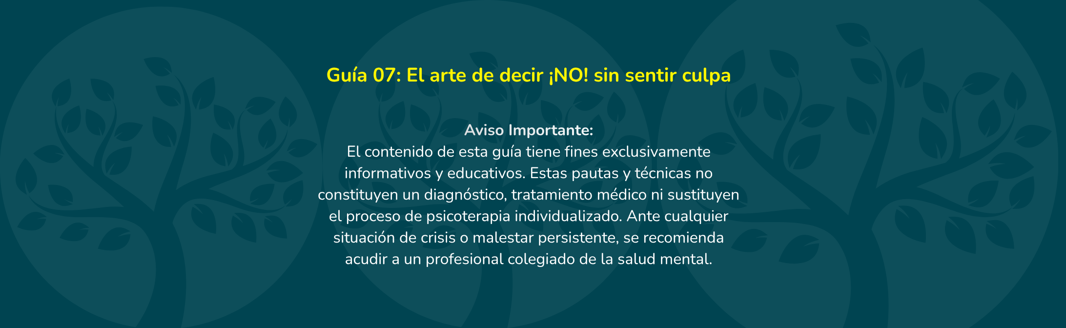 EL ARTE DE DECIR NO SIN SENTIR CULPA - Blog