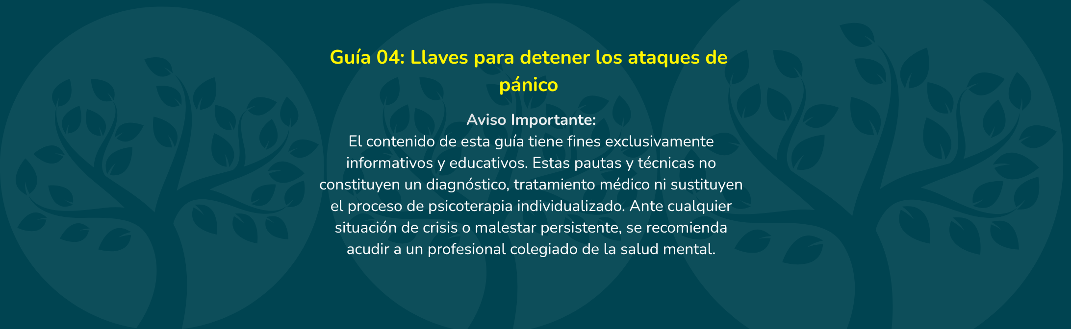 LLAVES PARA DETENER LOS ATAQUES DE PÁNICO - Blog
